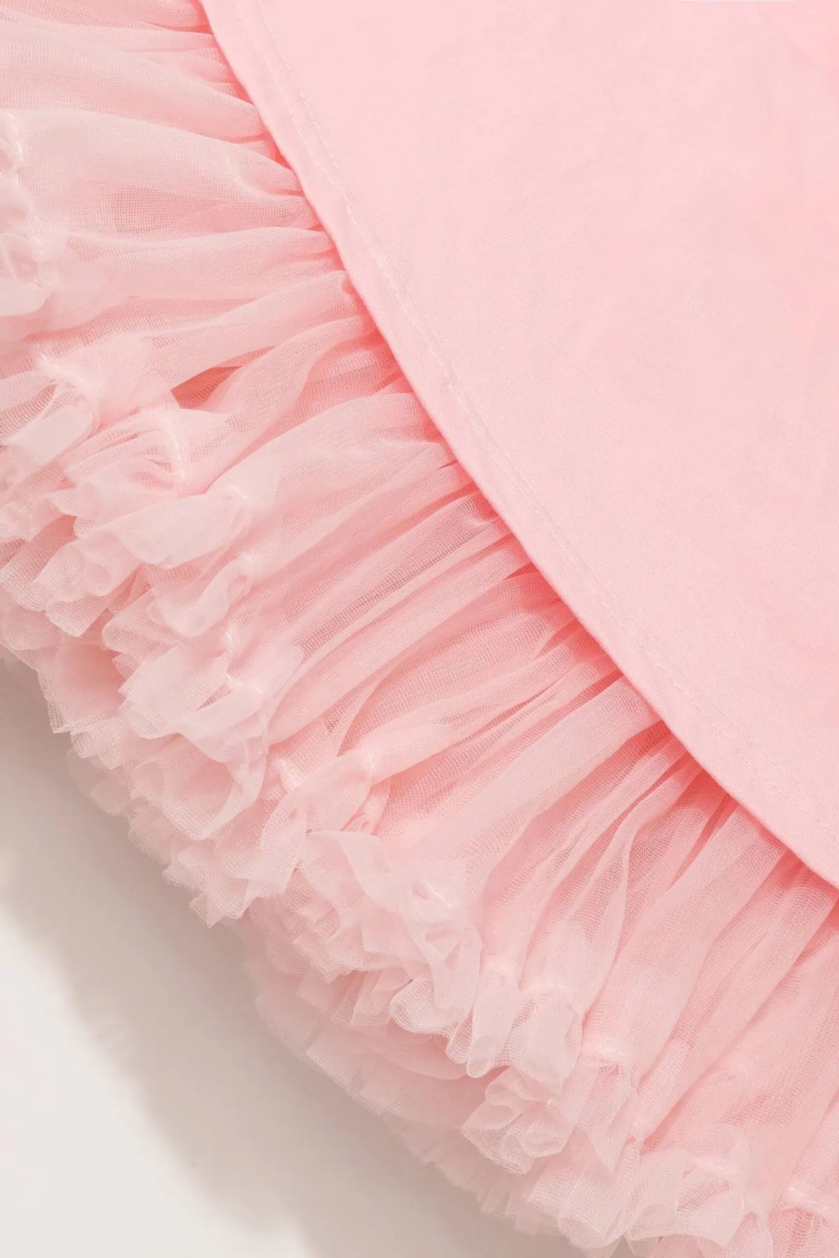 Gonna in tulle rosa fiammante con stelle