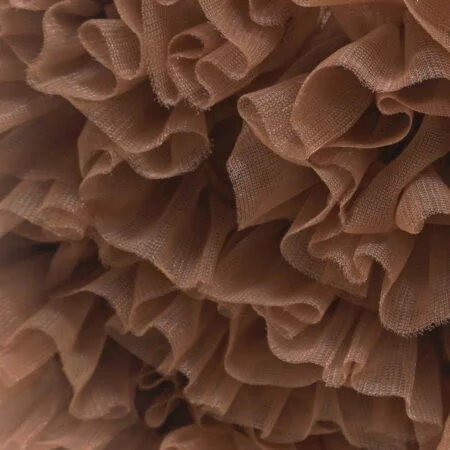 Brown tulle skirt for girl Fig