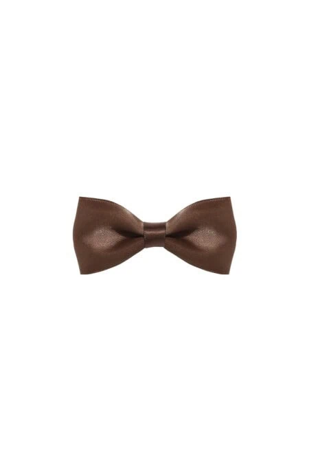 brown hairpin with bow for a girl, brand Fig