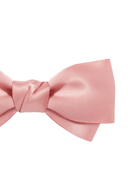 Spinka do włosów handmade z różową kokardą Coral Pink