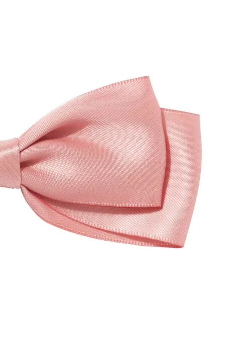 Spinka do włosów handmade z różową kokardą Coral Pink