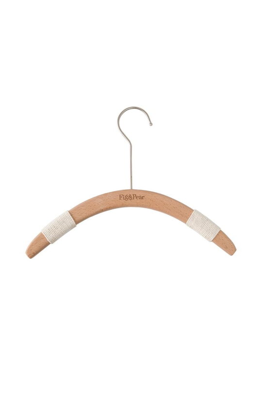 Percha de madera para ropa infantil blusa